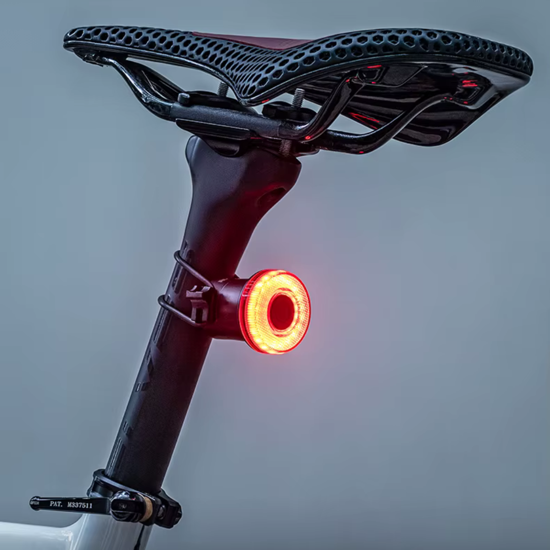 USB-C Bicycle Rear Light with Aluminium Housing & Dimmer – VisionRide Pro