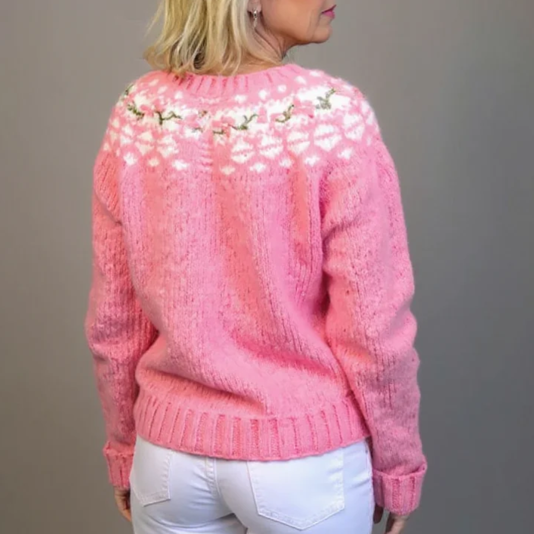 Knit Cardigan for Women – Roselind Nordic Button-Up