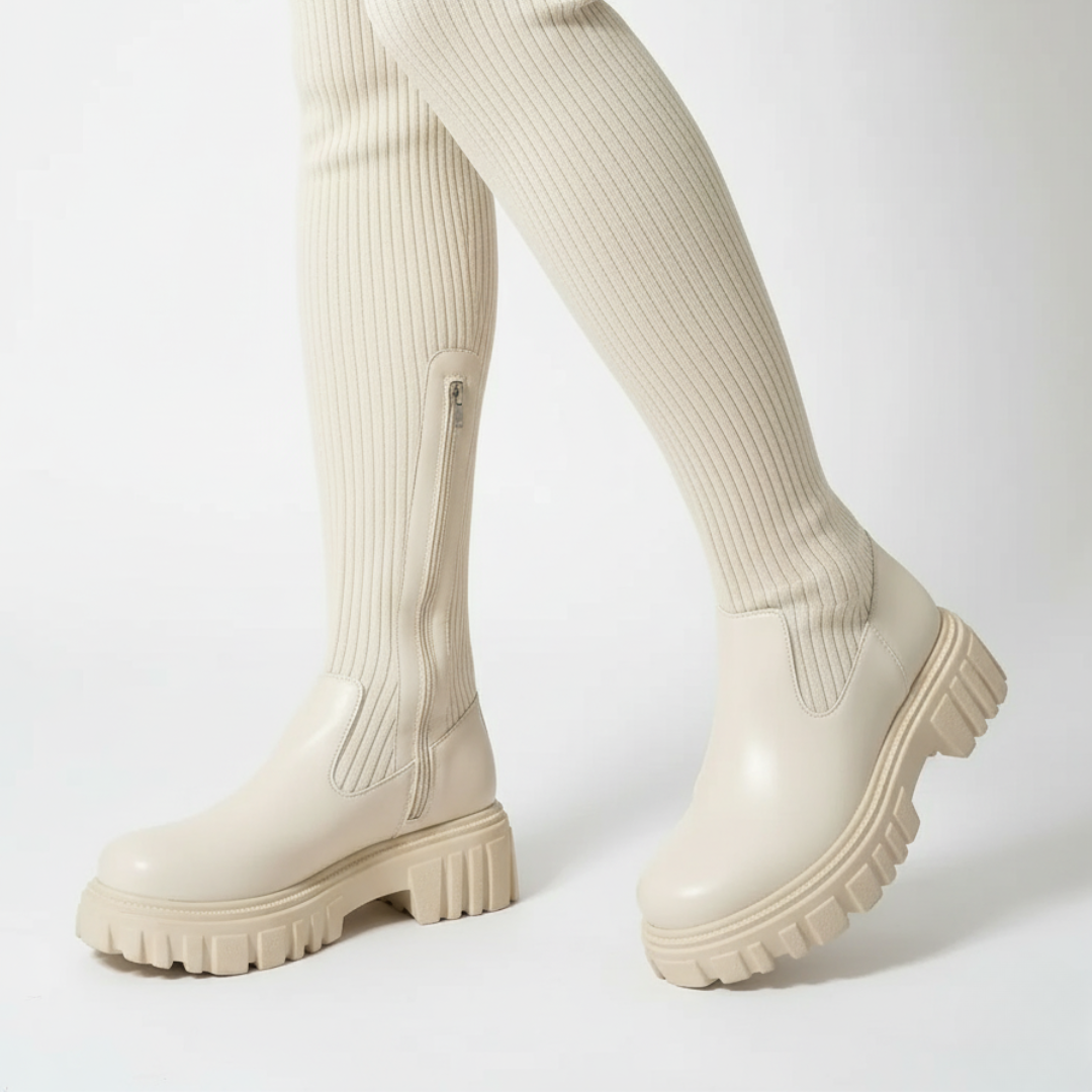 Nordspur | FlexRib Thigh-High Sock Boots