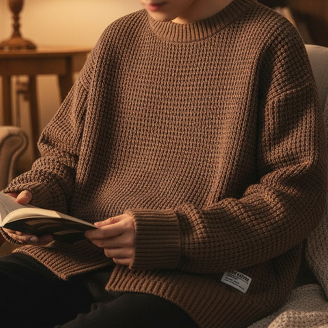 Men's Knit Sweater – HearthLayer Pullover