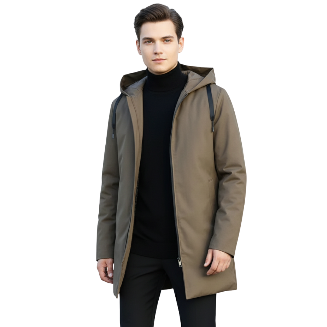 Men’s Waterproof Softshell Jacket – Windproof Hooded Raincoat