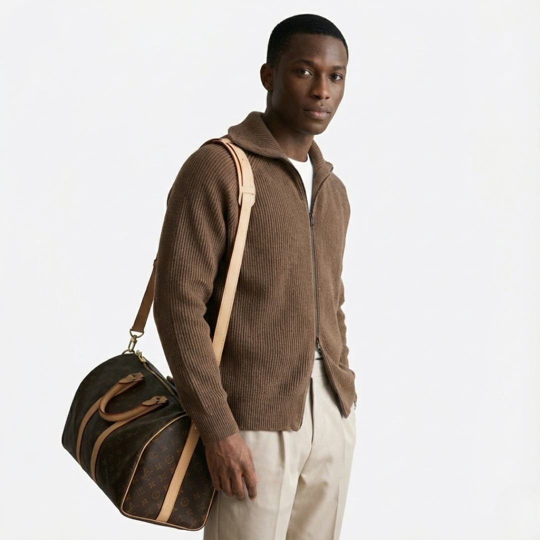 Nordspur | Thick Knitted Zip Cardigan