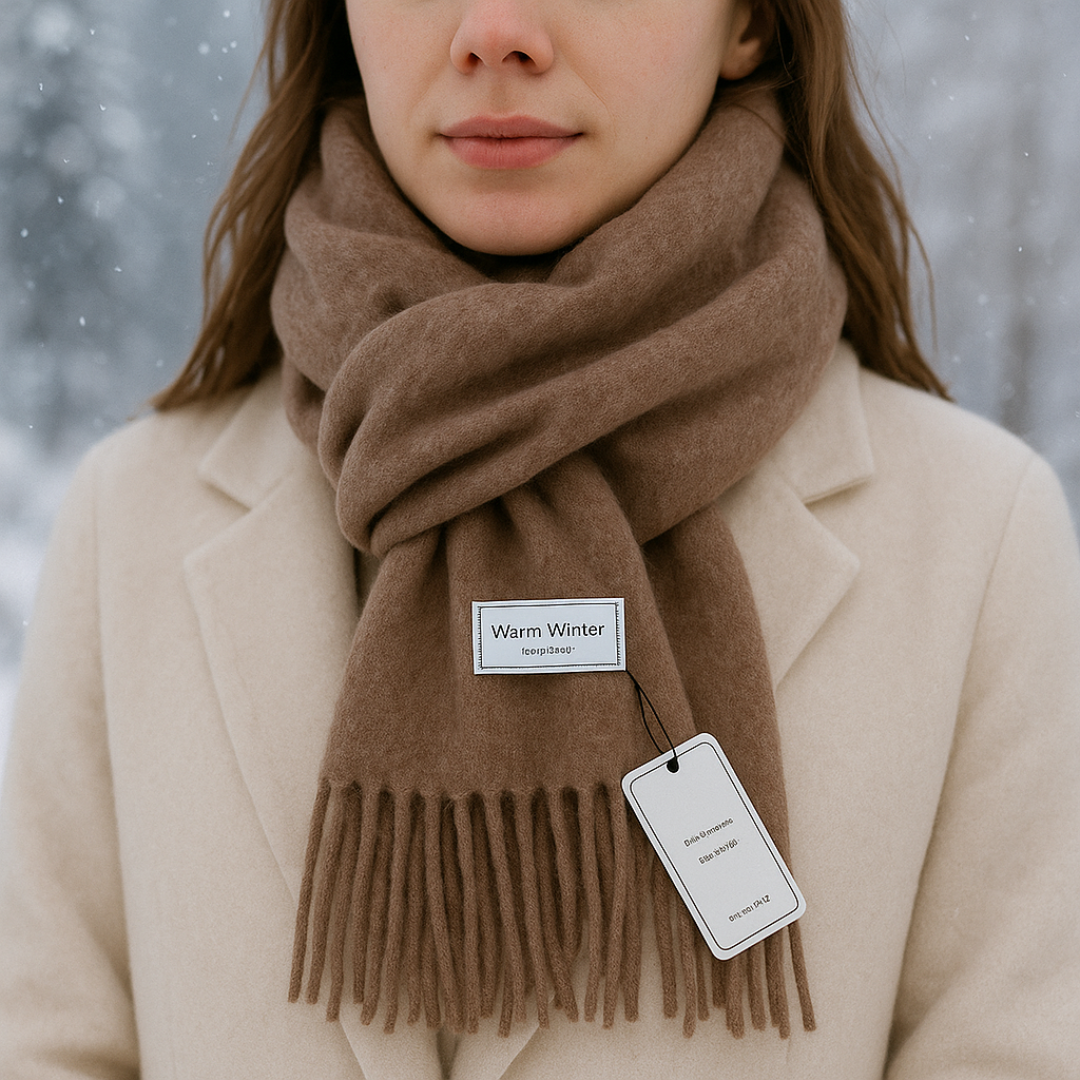 Winter Coat Scarf for Women – WoolSoft Élan