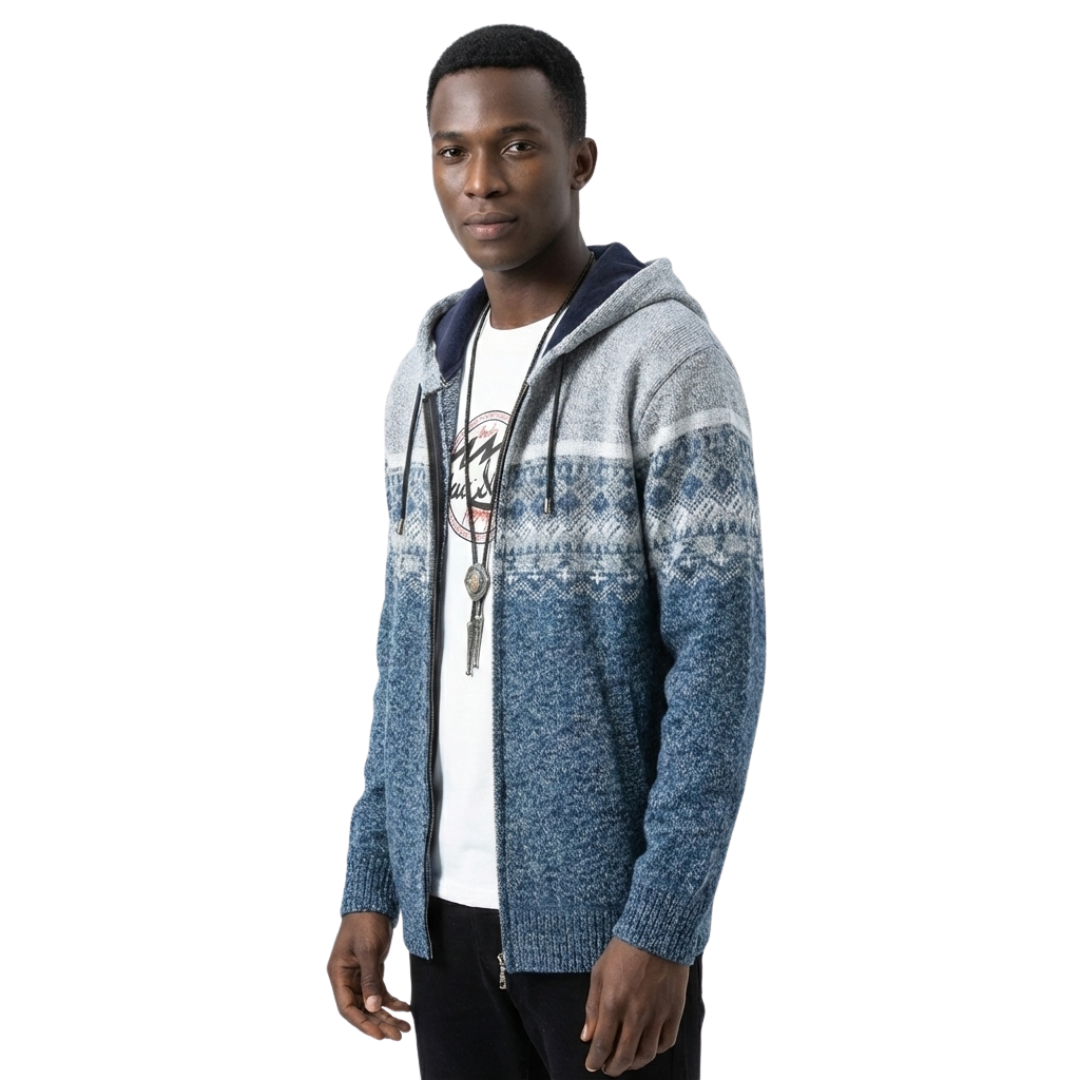 Nordspur | Hooded Knit Cardigan