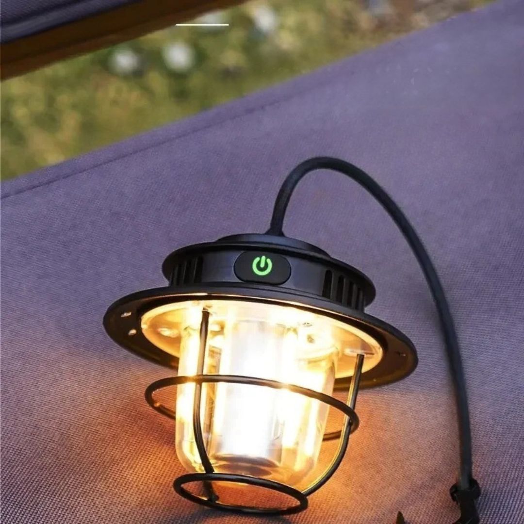 Dimmable LED Camping Lamp – LichtNest Retro