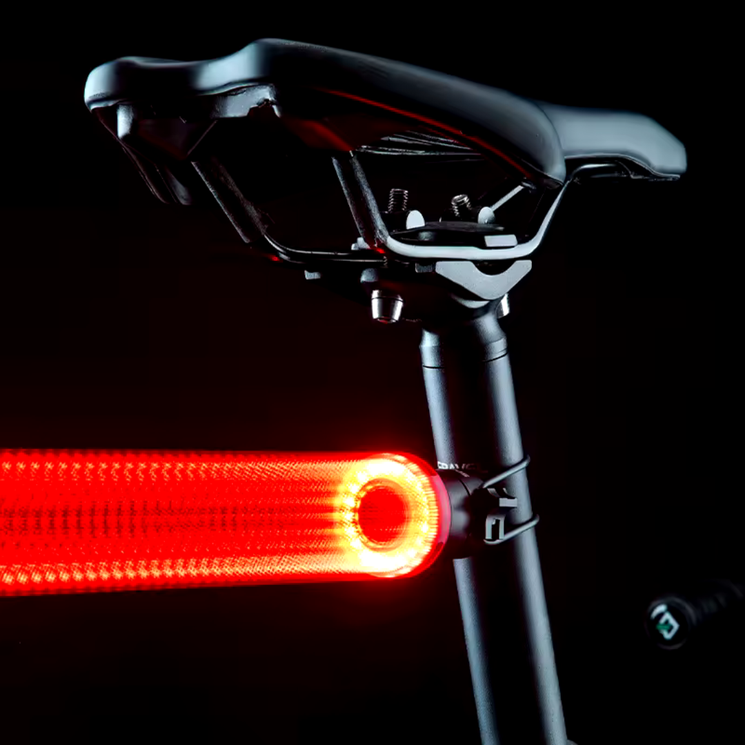 USB-C Bicycle Rear Light with Aluminium Housing & Dimmer – VisionRide Pro