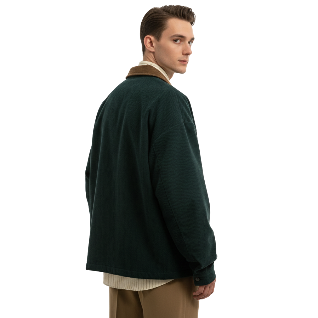 Men’s Retro Corduroy Bomber Jacket – Broadmoor Zip Jacket