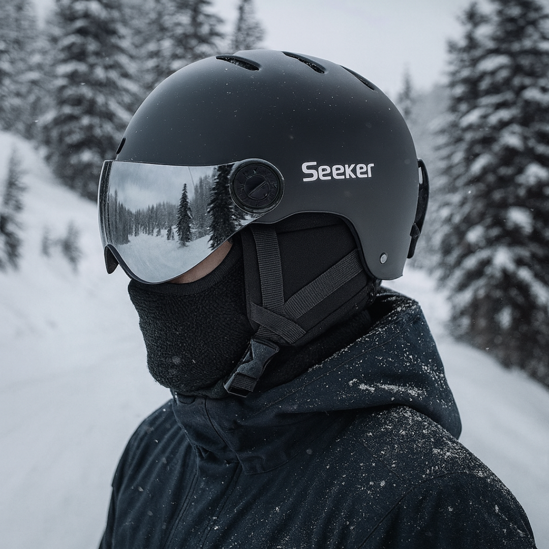 Ski Helmet with Visor – AlpenGuard