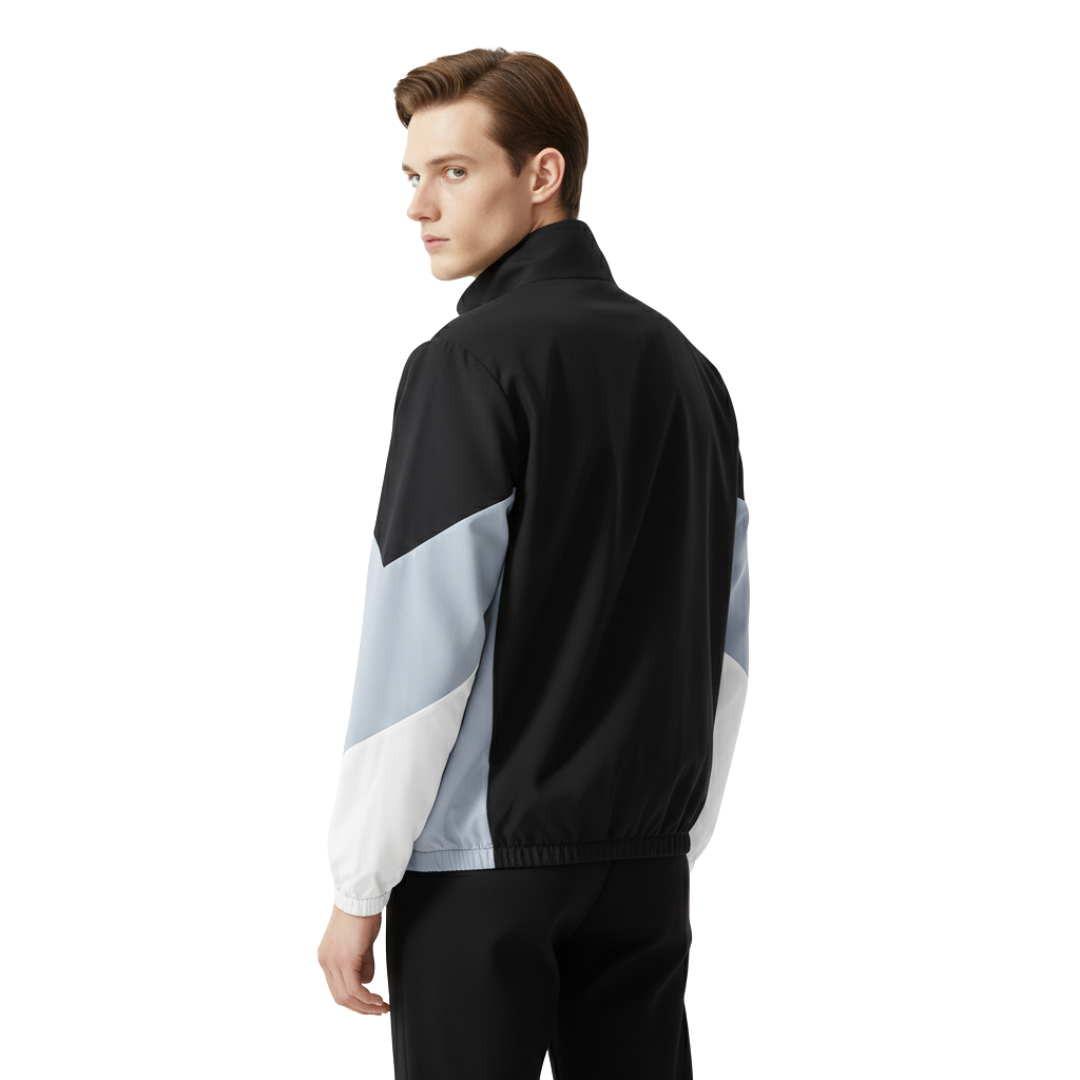 Men’s Lightweight Colour-Block Windbreaker – Sports Jacket