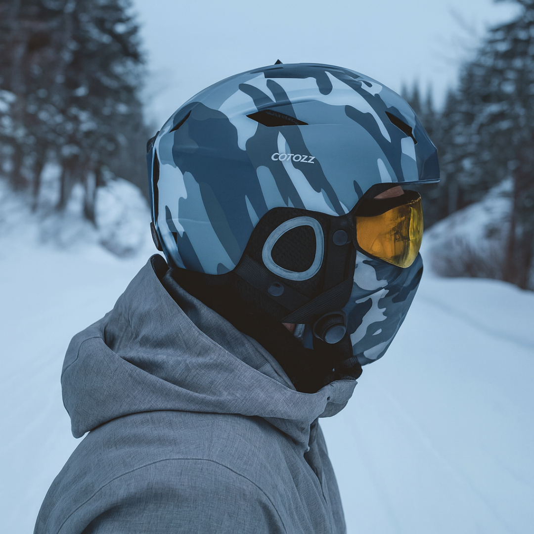 Ski Helmet with Half Shell – AlpenGuard