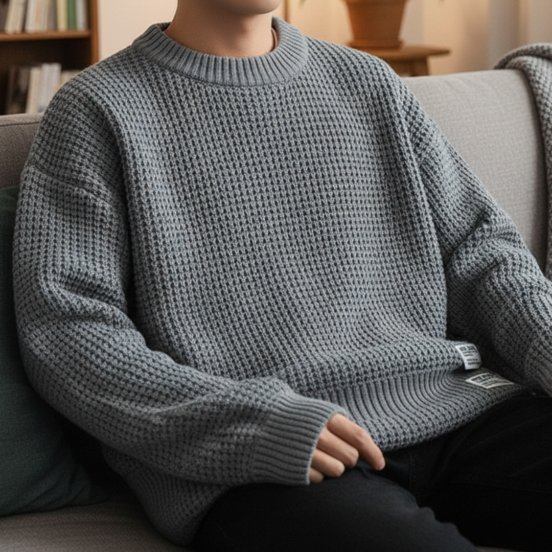 Men's Knit Sweater – HearthLayer Pullover