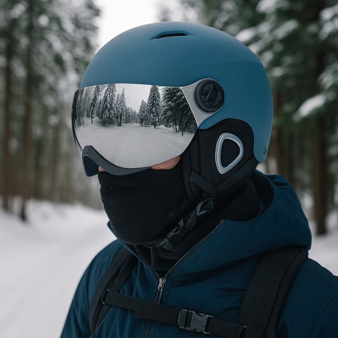 Ski Helmet with Visor – FrostGuard Pro