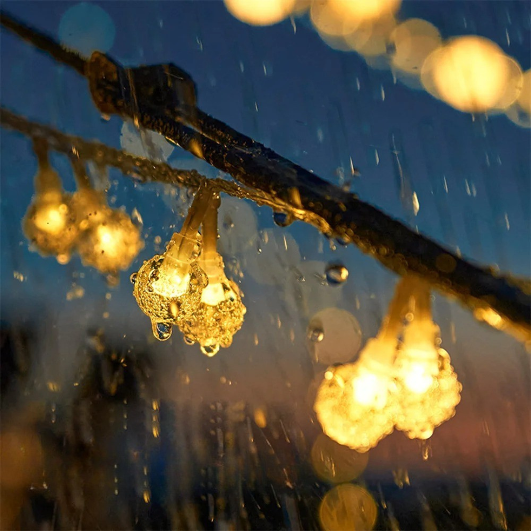 Solar LED Fairy Lights Outdoor Waterproof – GlowSphere