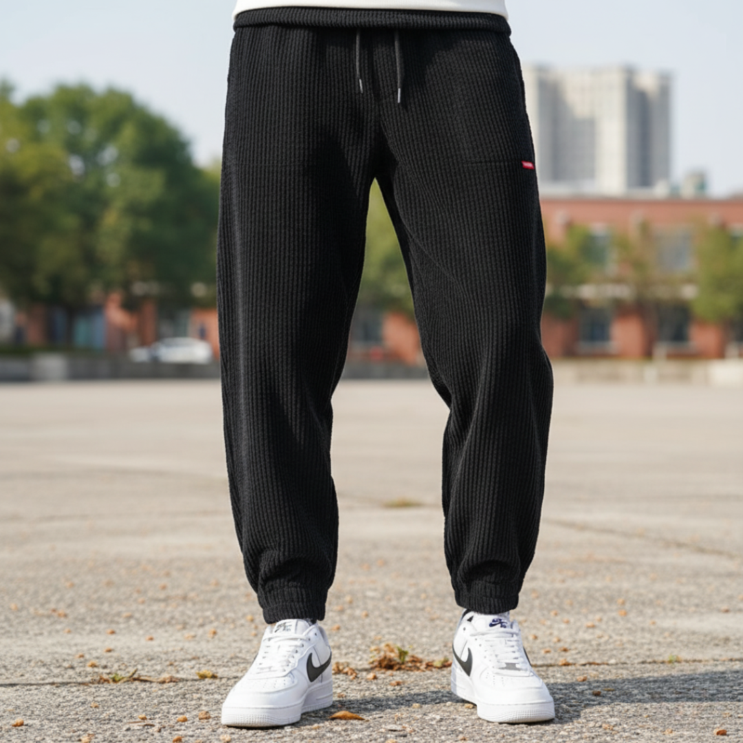 Fleece Joggers for Men – CorduEase Thermal Harem Trousers