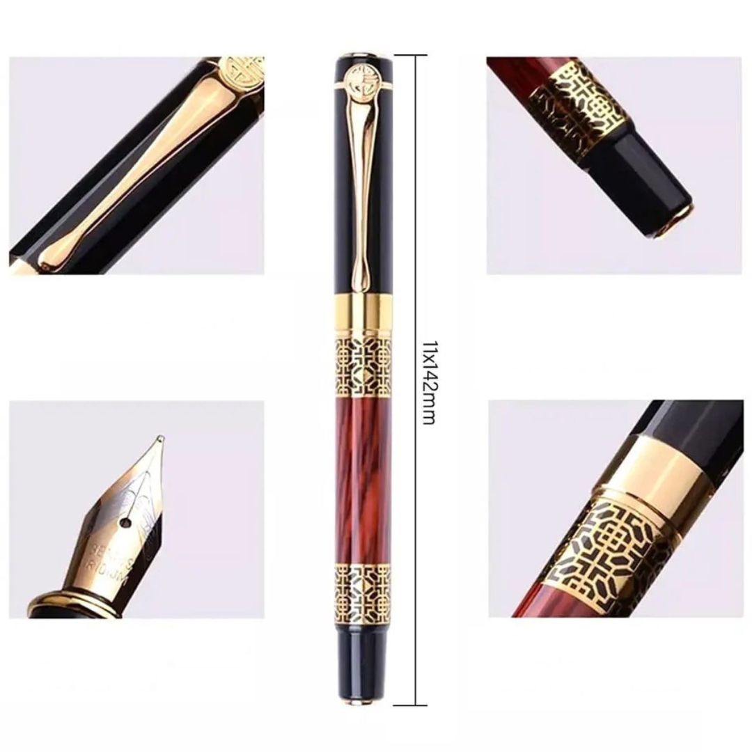 Nordspur | Scribeau Retro Metal Fountain Pen 5 Pieces