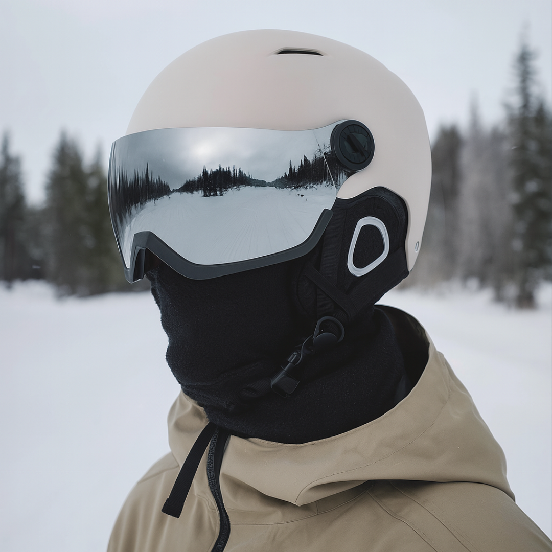 Ski Helmet with Visor – FrostGuard Pro