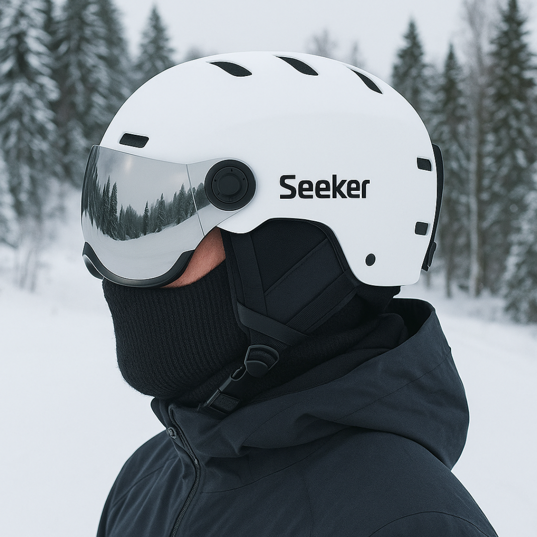 Ski Helmet with Visor – AlpenGuard