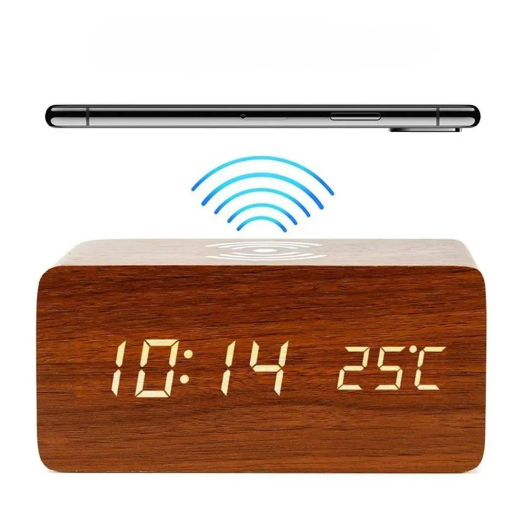 Nordspur | Lumnora Digital LED Wooden Alarm Clock
