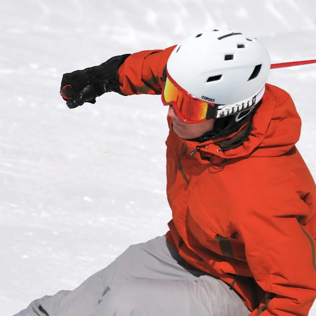 Ski Helmet with Half Shell – AlpenGuard