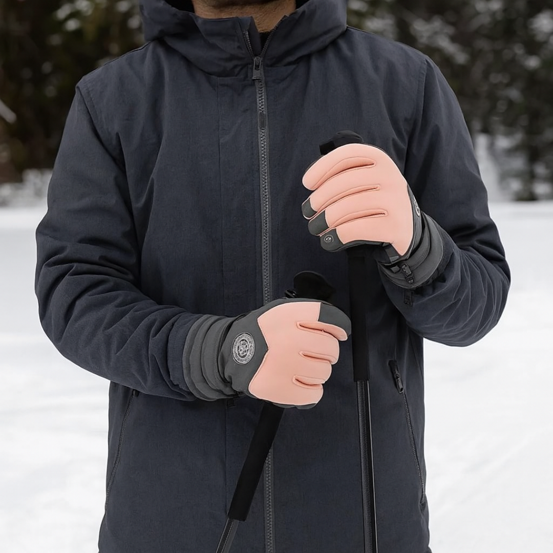 Unisex Waterproof Touchscreen Ski Gloves – FrostGriff