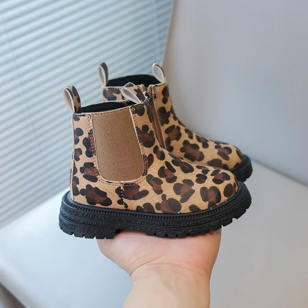 Baby Winter Shoes – WildPaw Children’s Leopard Ankle Boots