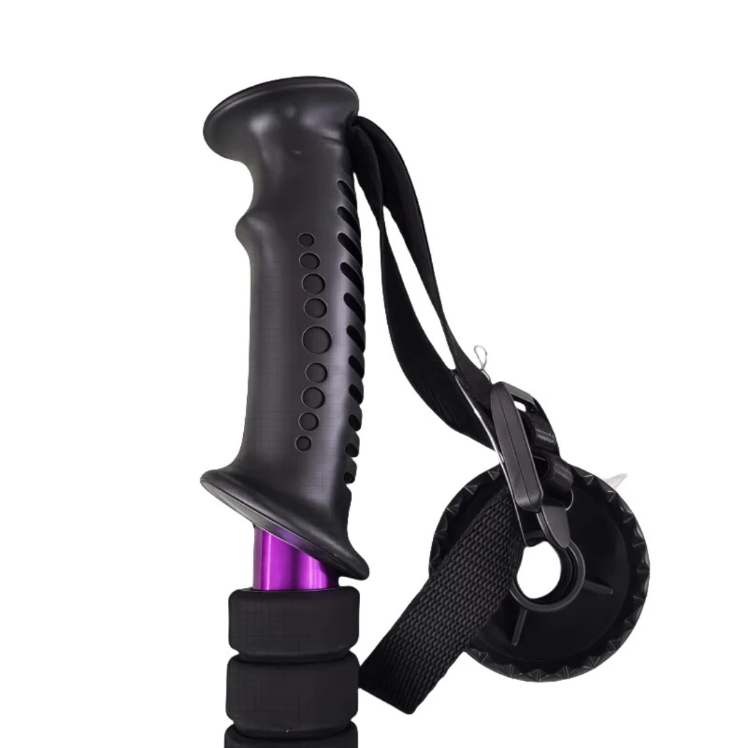 Folding Trekking Poles 4-part, ultra-light & robust – AlpGrip