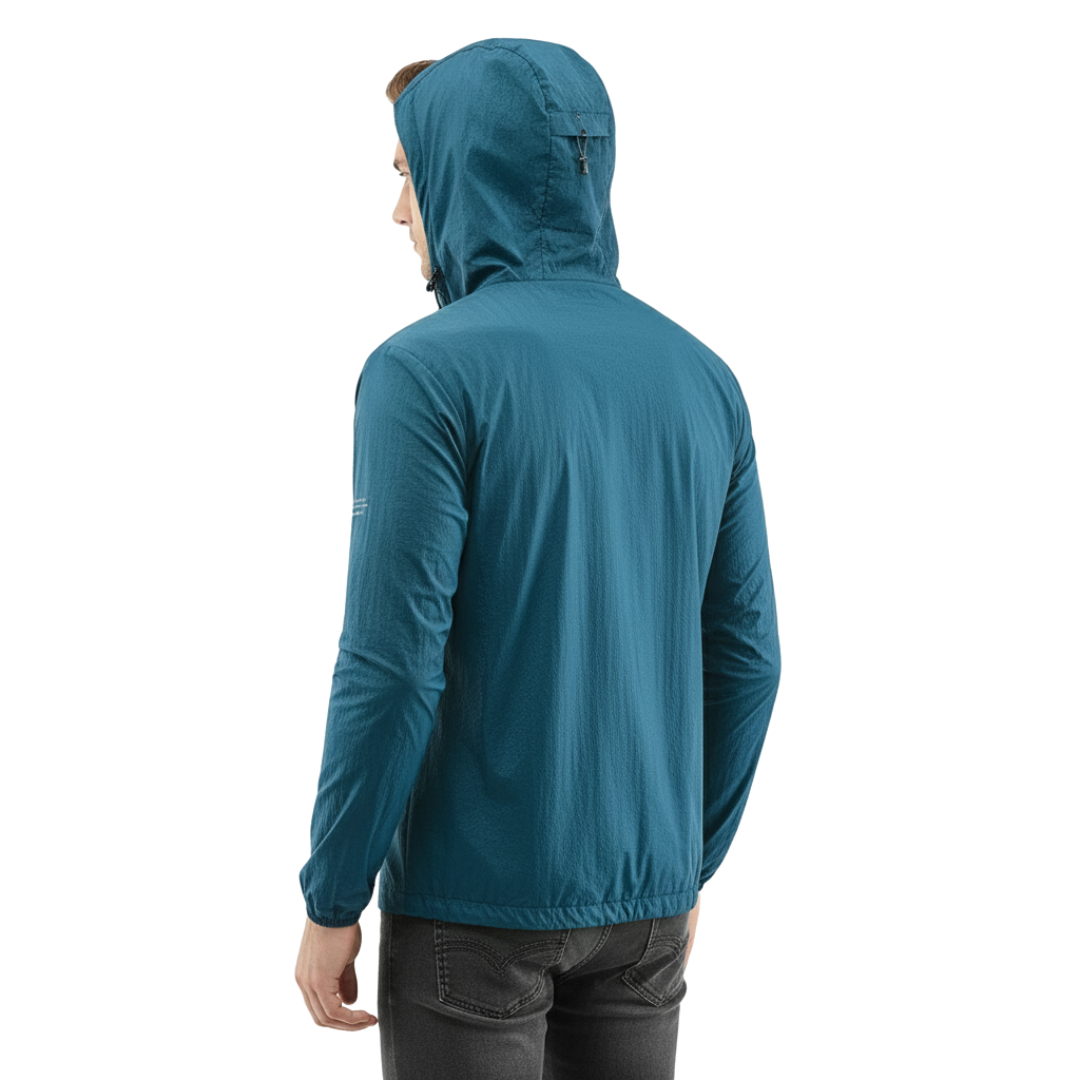 Men’s Lightweight Hooded Windbreaker – Outdoor Jacket