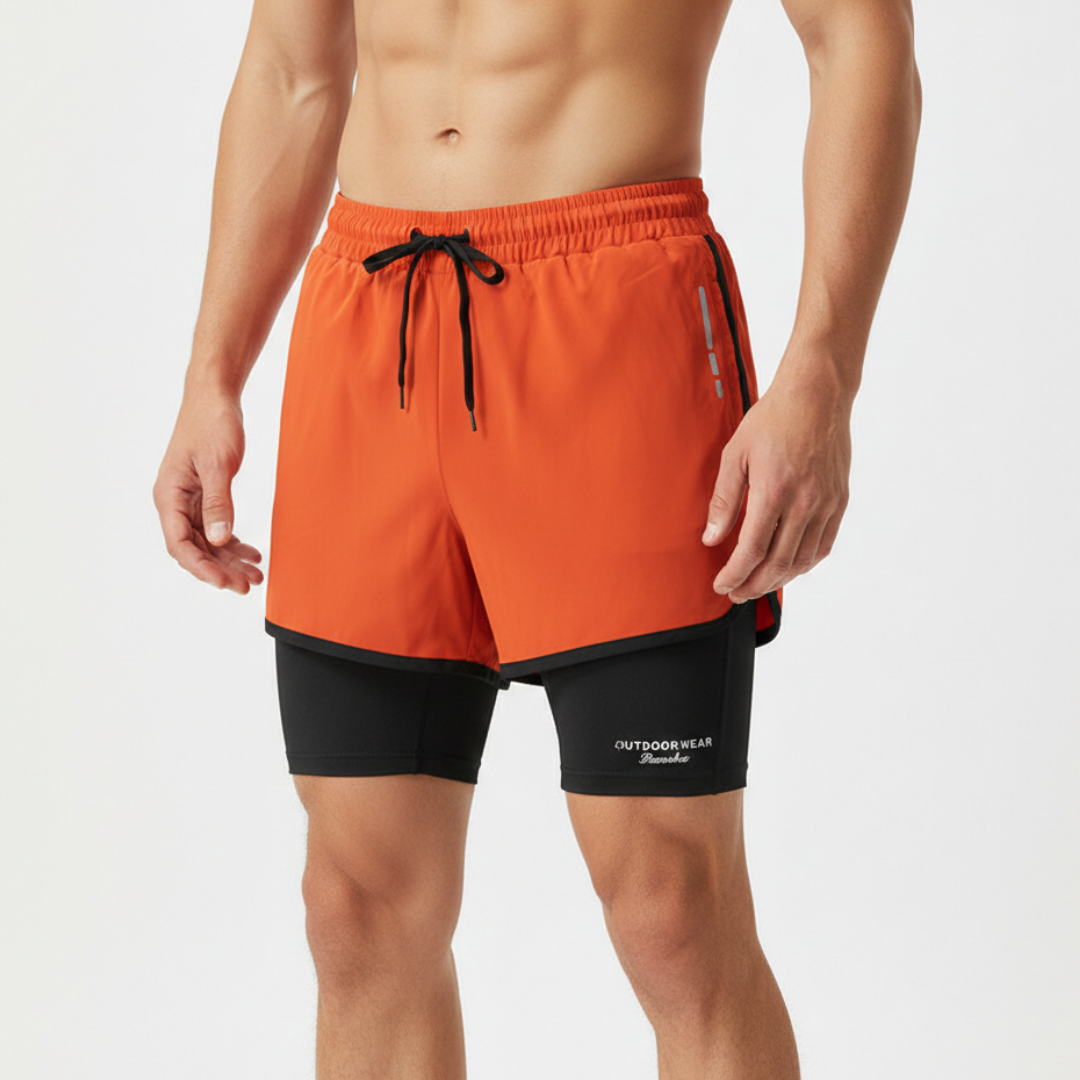 Nordspur | Veltoro Two In One Running Shorts