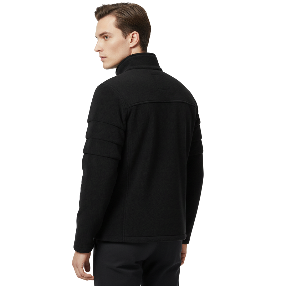 Men’s Softshell Fleece Jacket – Thermal Outdoor Zip-Up for Autumn & Winter