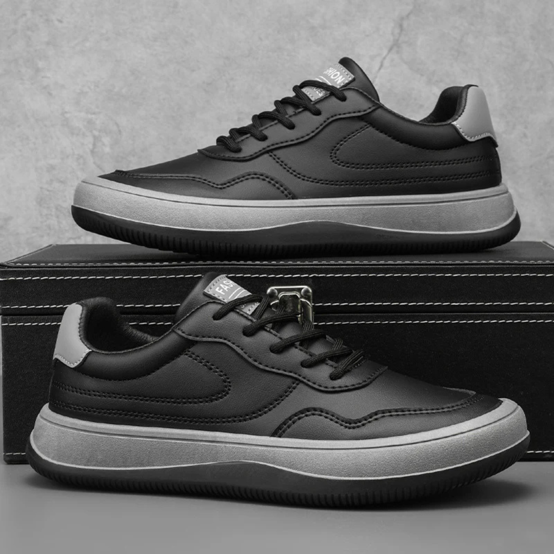 Leather Sneakers – Serata Luxe Trainers