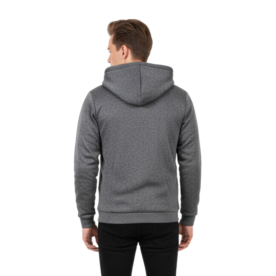 Men’s Thermal Fleece Zip-Up Hoodie – Warm Sherpa-Lined Winter Jacket