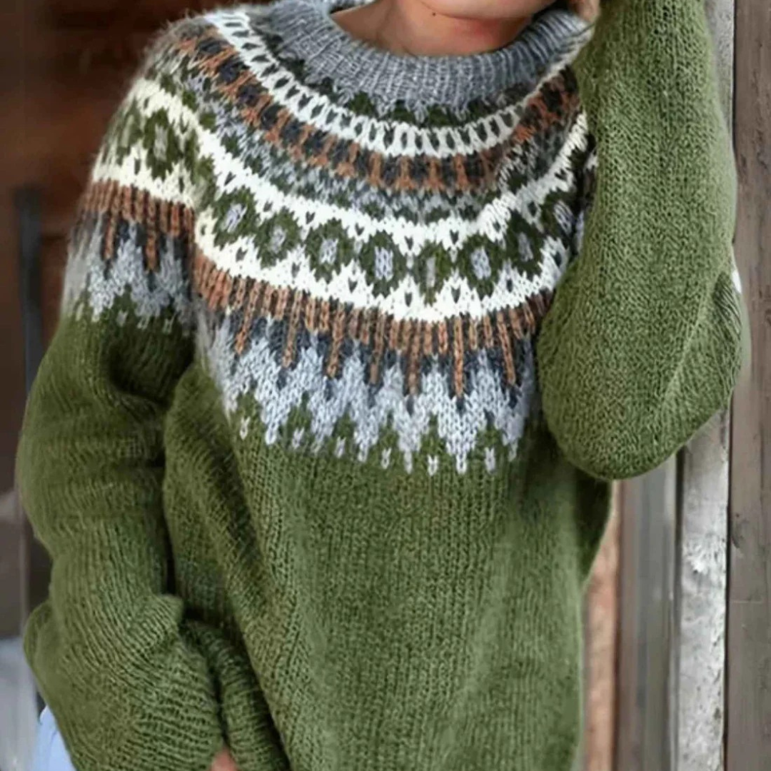 Nordic Knit Jumper – Snowfall Heritage Pullover