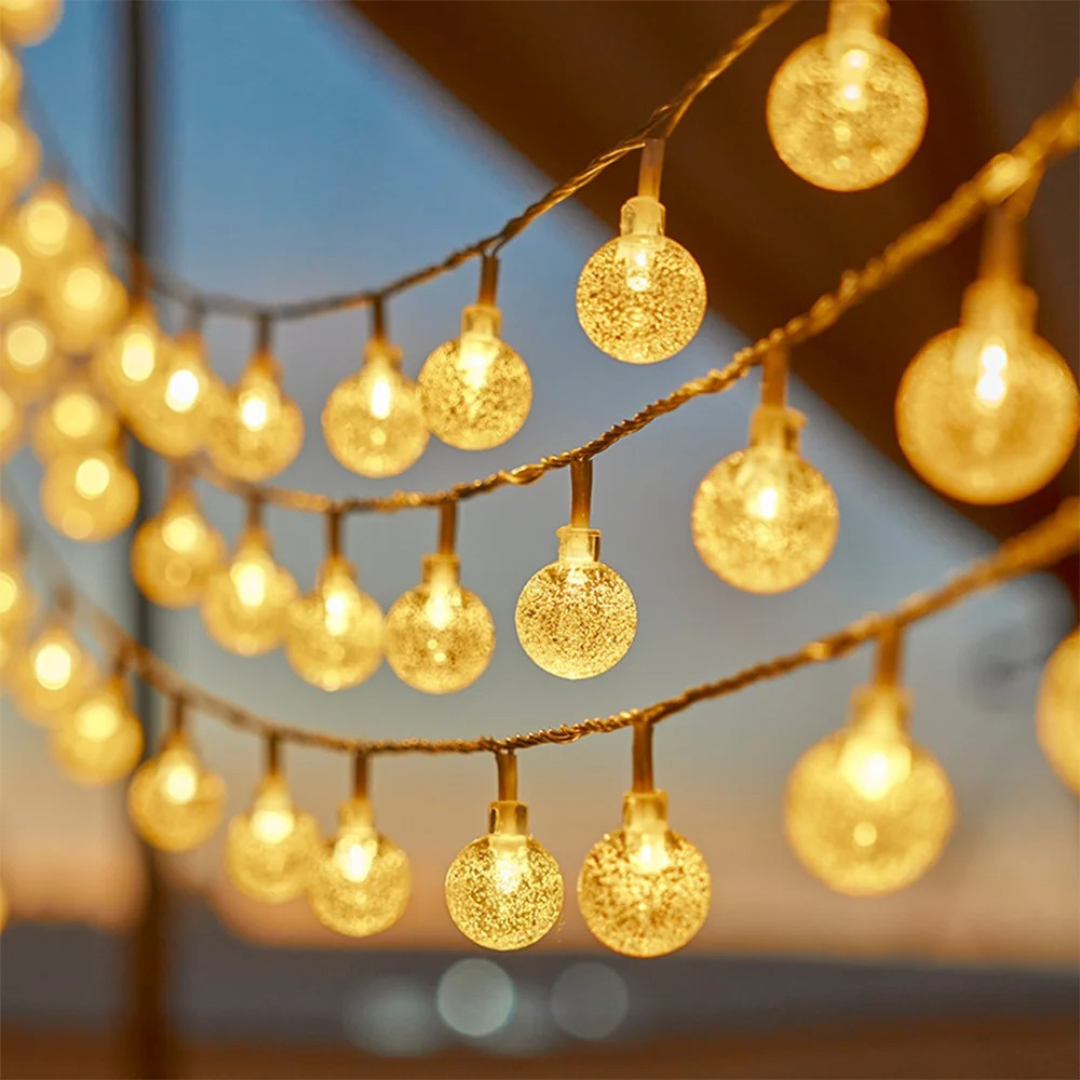 Solar LED Fairy Lights Outdoor Waterproof – GlowSphere