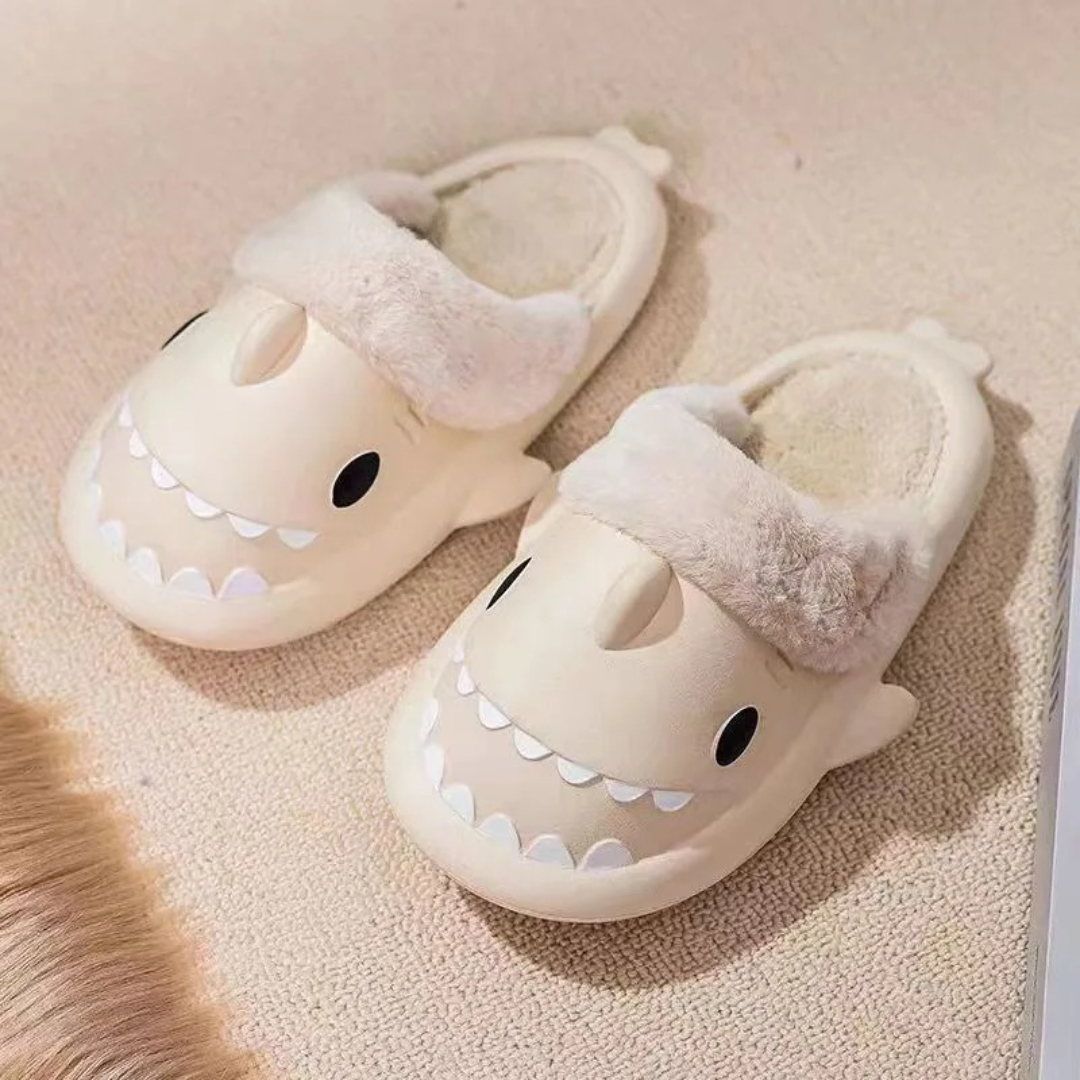 Slipper Sharks with Removable Plush Liner – CosyBite Indoor Slippers