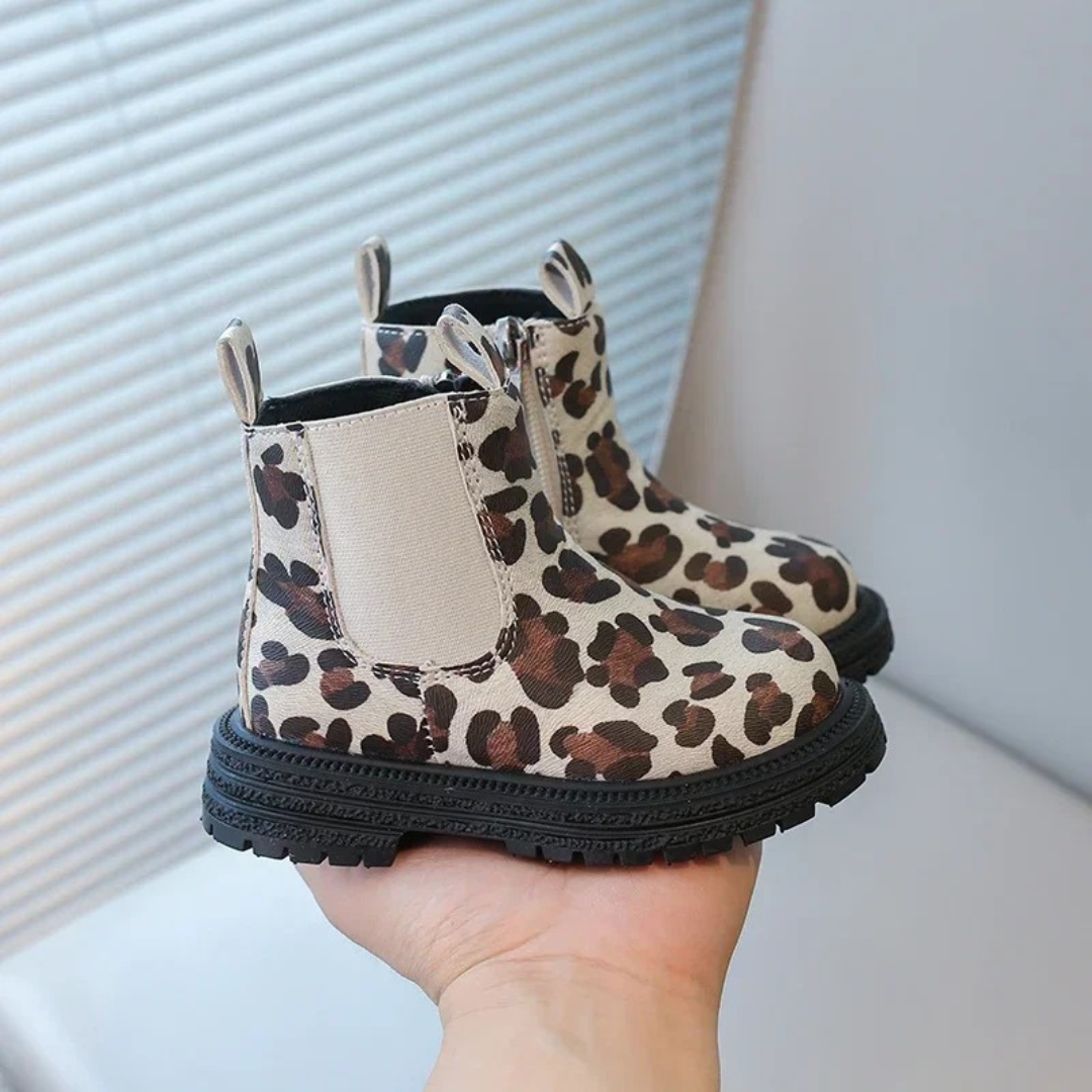 Baby Winter Shoes – WildPaw Children’s Leopard Ankle Boots