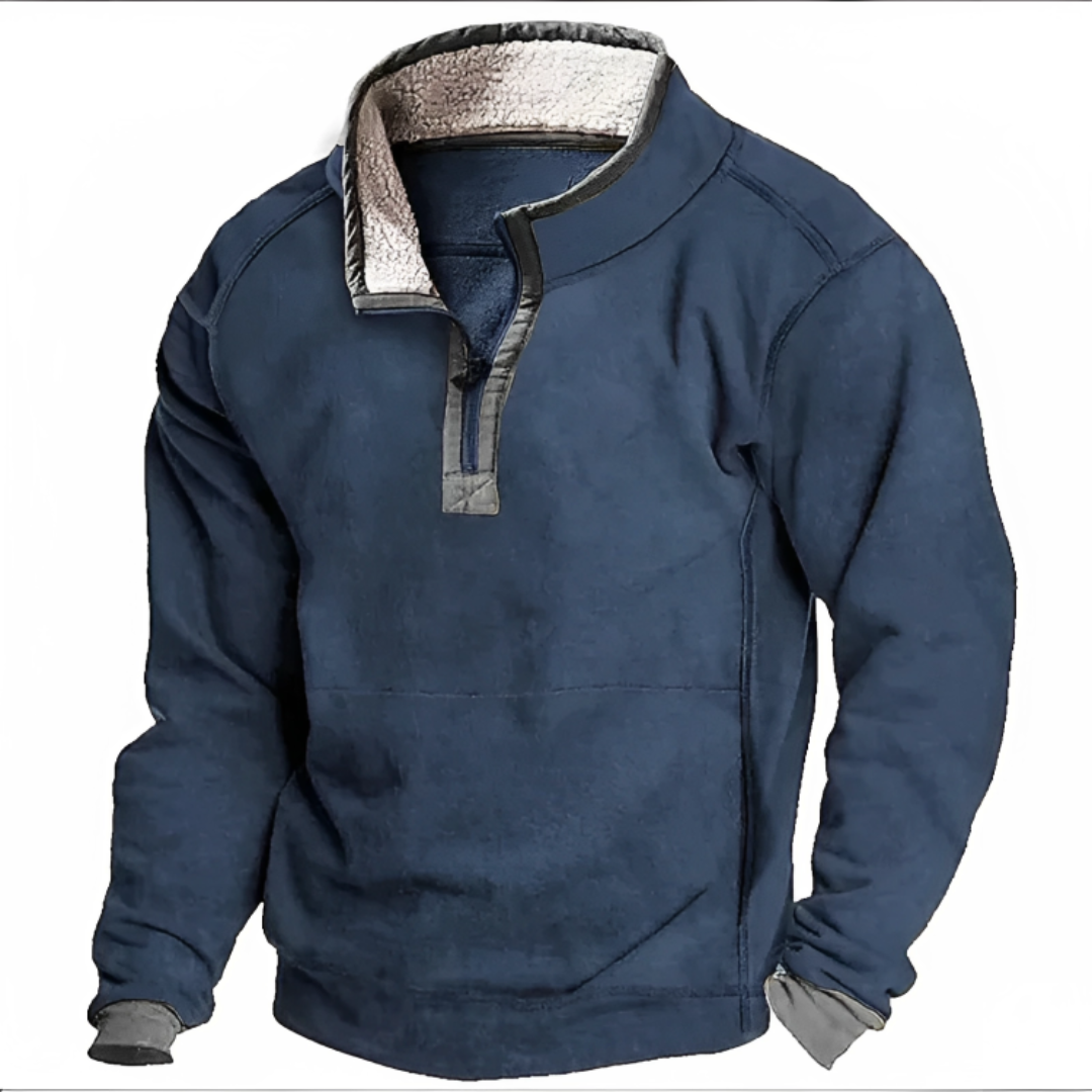 Classic Fleece Quarter-Zip Sweater – Rivington Vest