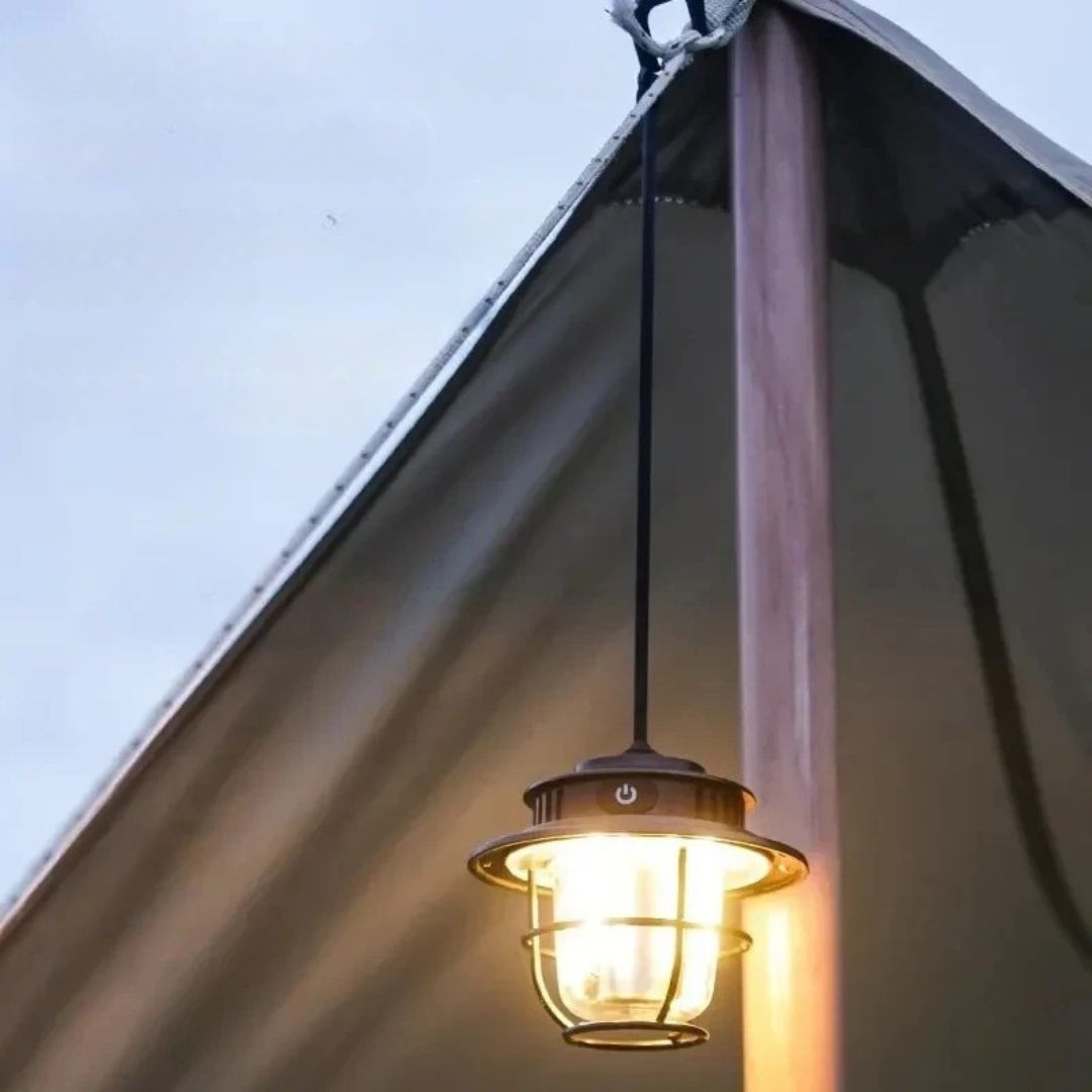 Dimmable LED Camping Lamp – LichtNest Retro
