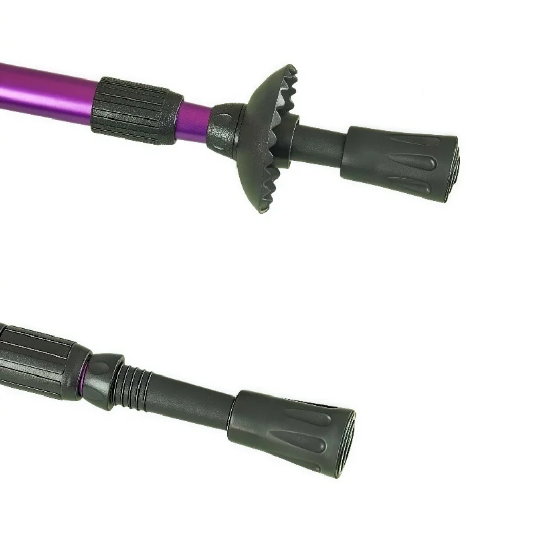 Folding Trekking Poles 4-part, ultra-light & robust – AlpGrip