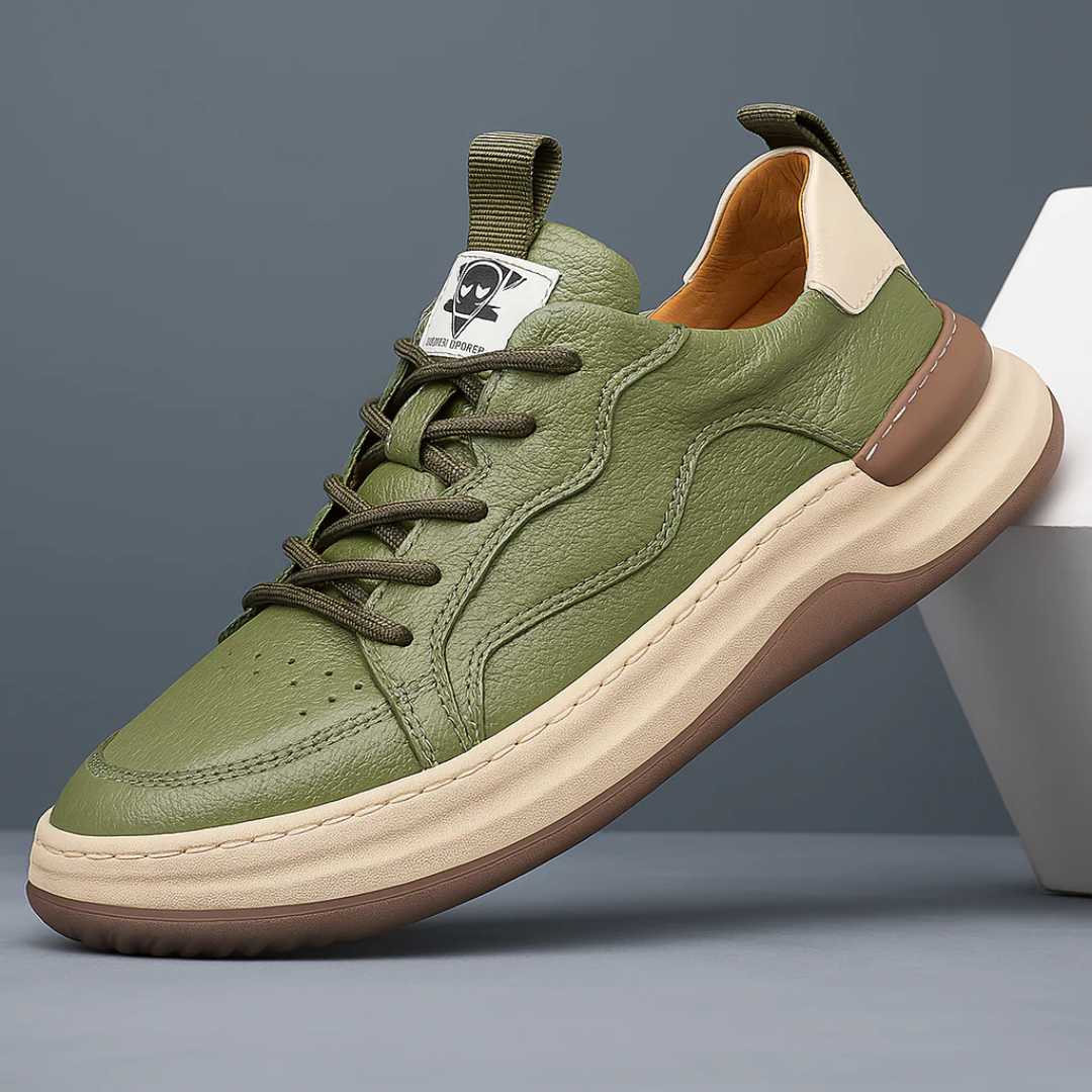 Leather Sneakers – Hudson Luxe Walkers