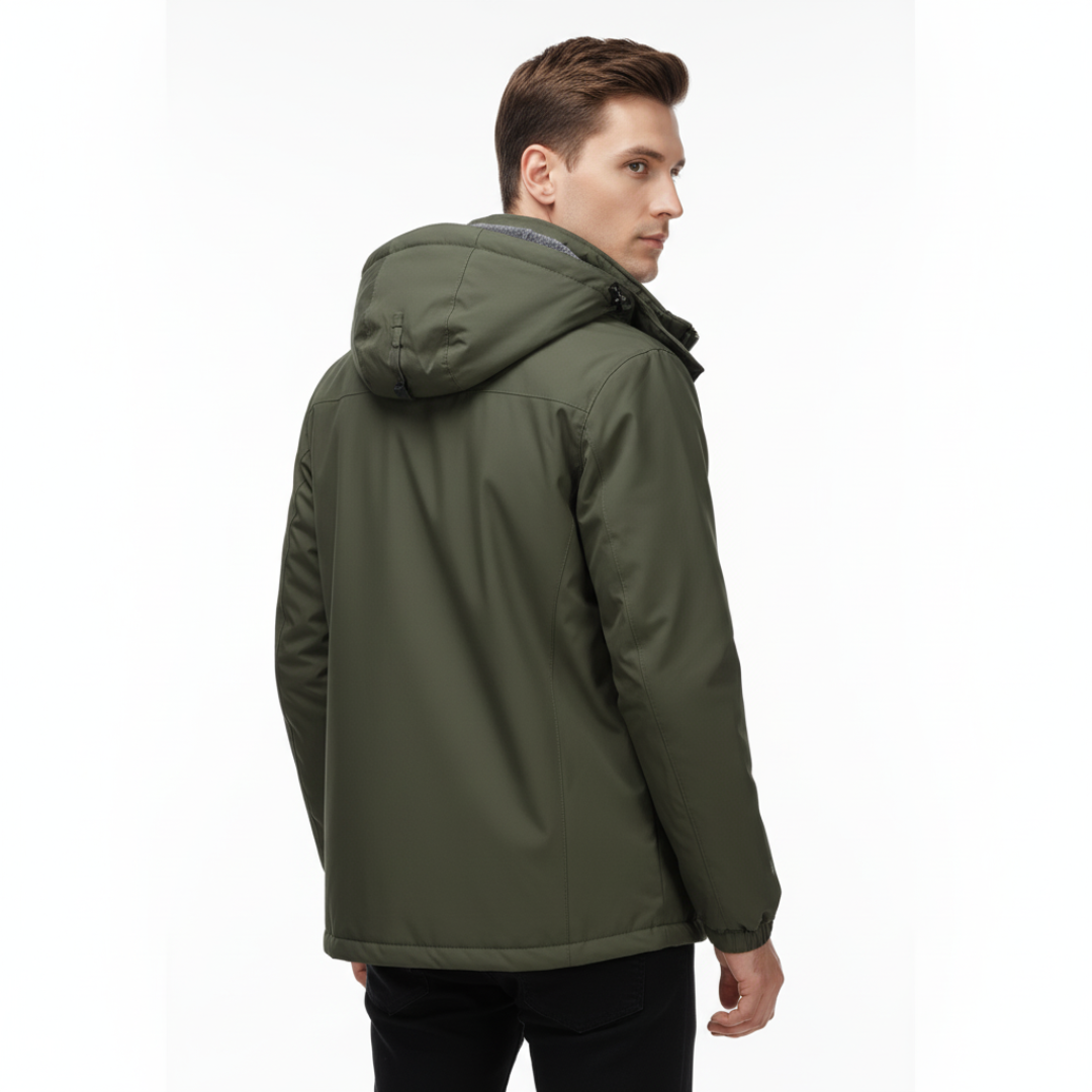 Men’s Waterproof Jacket with Hood – Rain & Windproof Coat