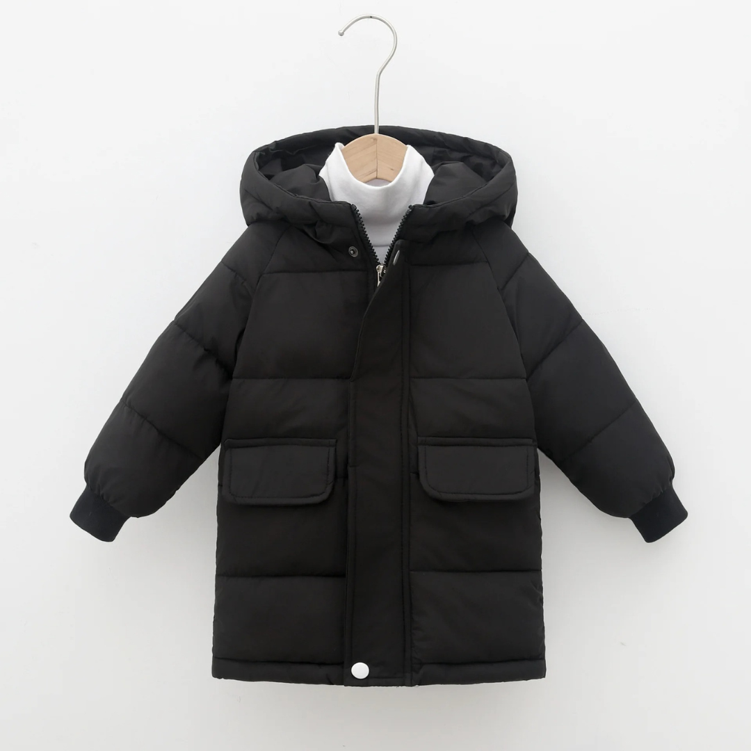 Baby & Toddler Warm Puffer Jacket – Hooded Winter Coat
