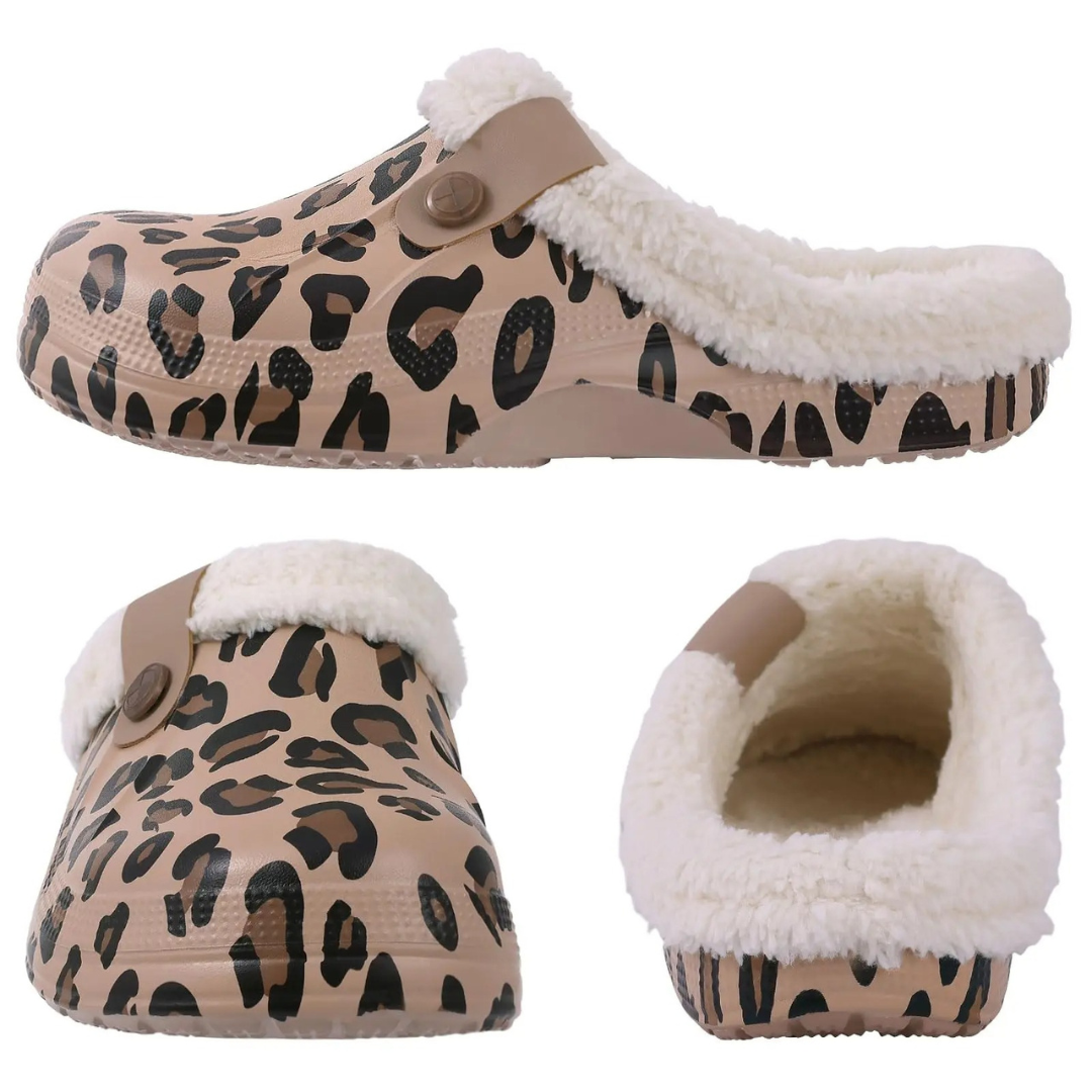 Slipper with Waterproof Sole & Plush Lining – CosyStep Winter Clogs