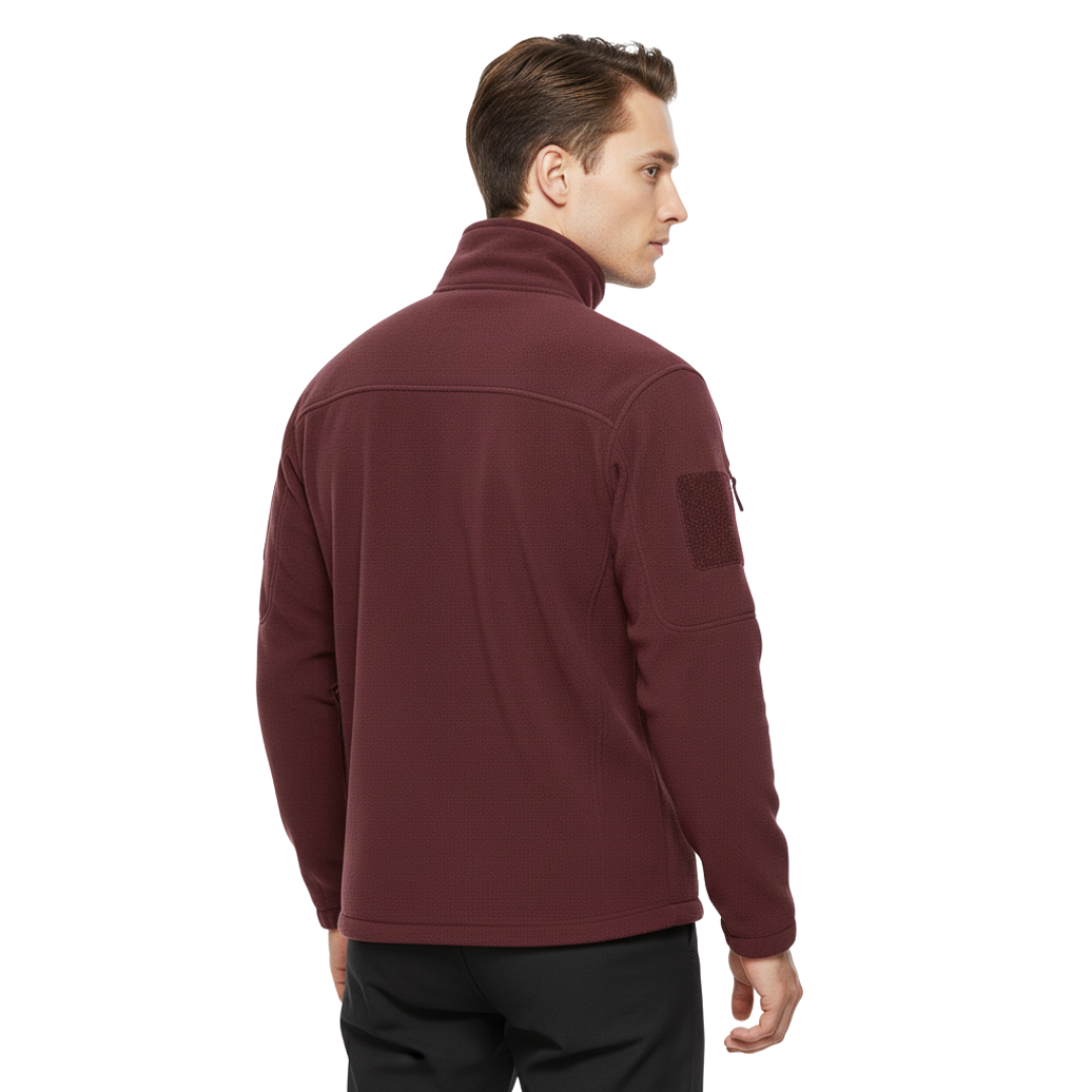 Men’s Thermal Fleece Jacket – Tactical Zip-Up Outdoor Jacket