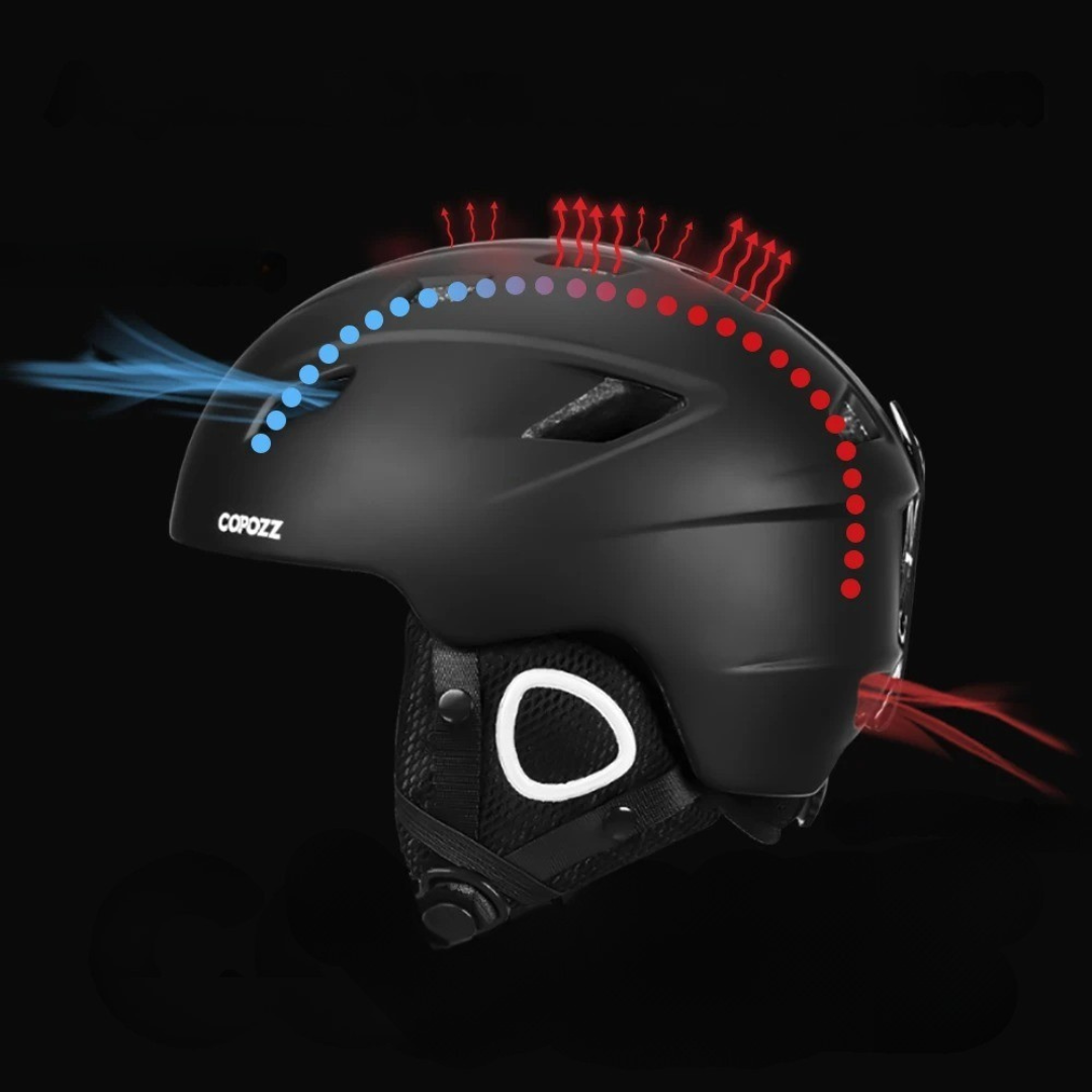 Ski Helmet with Half Shell – AlpenGuard