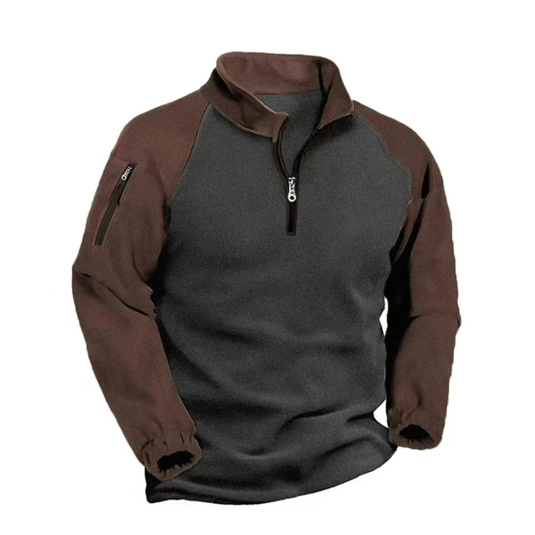 Half Zip Fleece Pullover – ColdCore Patch Hoodie