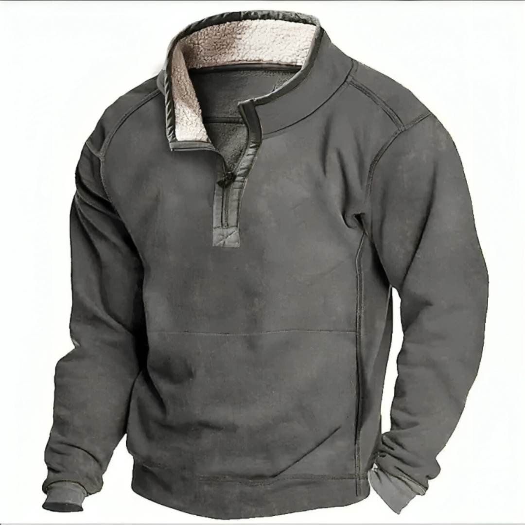 Classic Fleece Quarter-Zip Sweater – Rivington Vest