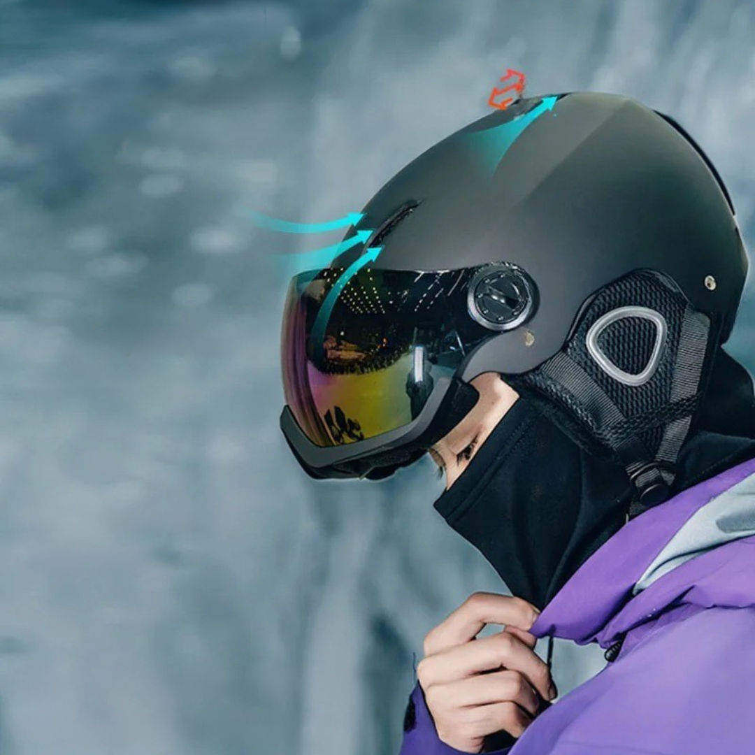 Ski Helmet with Visor – FrostGuard Pro