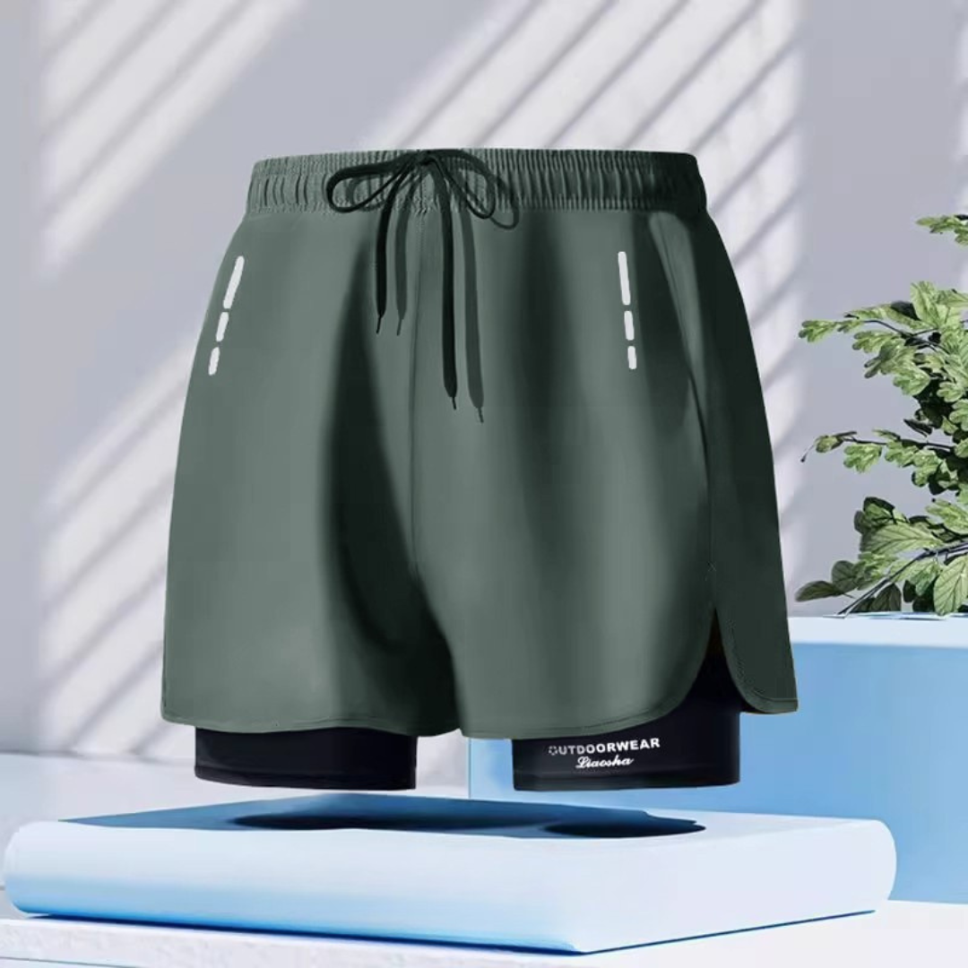 Nordspur | Veltoro Two In One Running Shorts