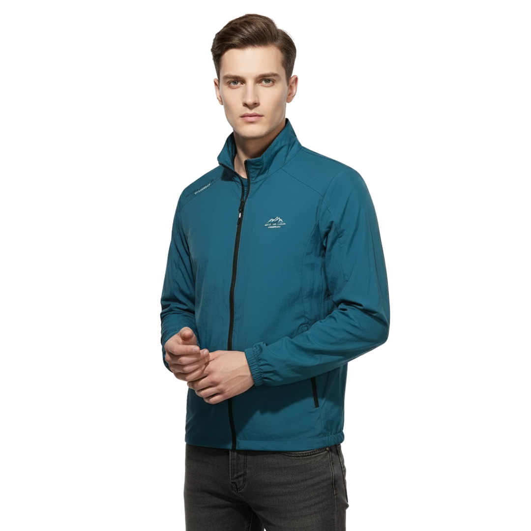 Men’s Lightweight UV-Protective Jacket – Windproof Summer Outdoor Windbreaker