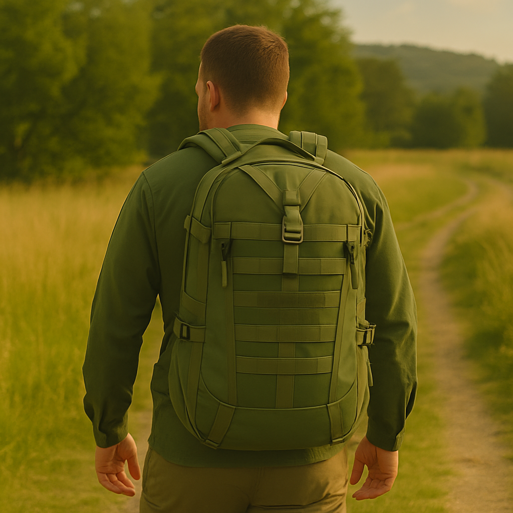 Robust Outdoor Backpack 40L with Reflector – Pickag ReconPack